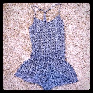 Print romper. Like new.